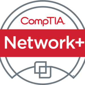 A comptia network plus logo is shown.